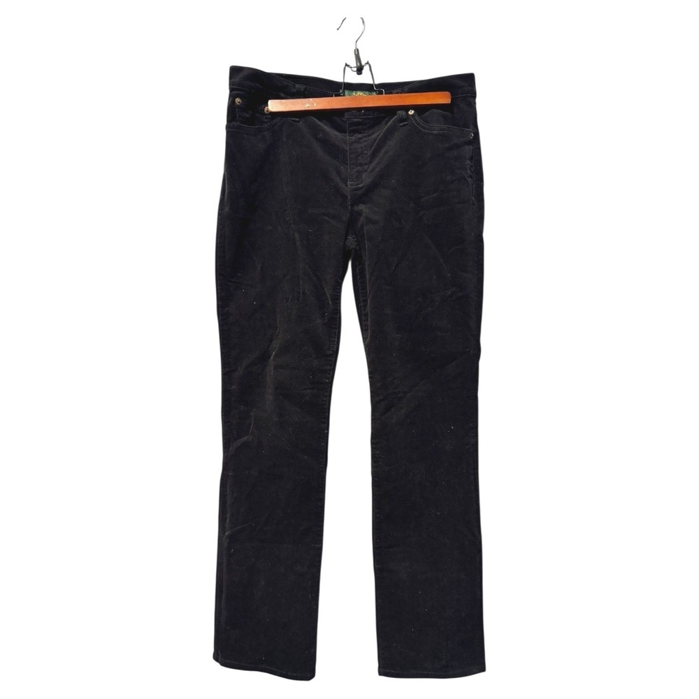 Lauren Jeans Co. Ralph Lauren Black Corduroy Pants Size 10